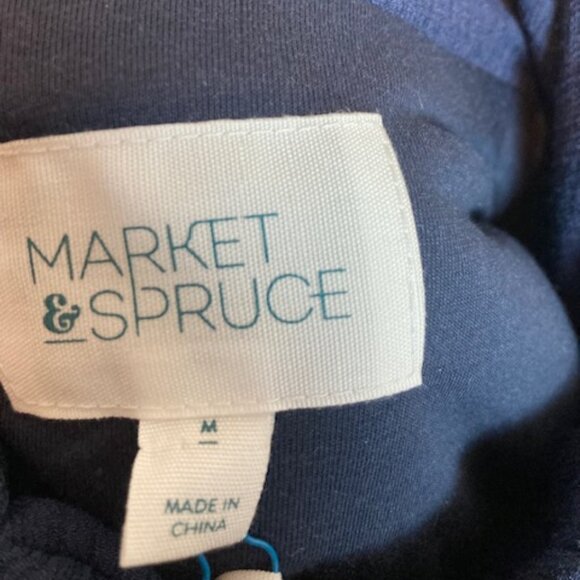 SALE Market & Spruce NWT Navy Quilted Vest Size M - Picture 5 of 6